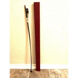 Carbon Fiber Professional Violin Bow 4/4 Red Braided With Hard Case